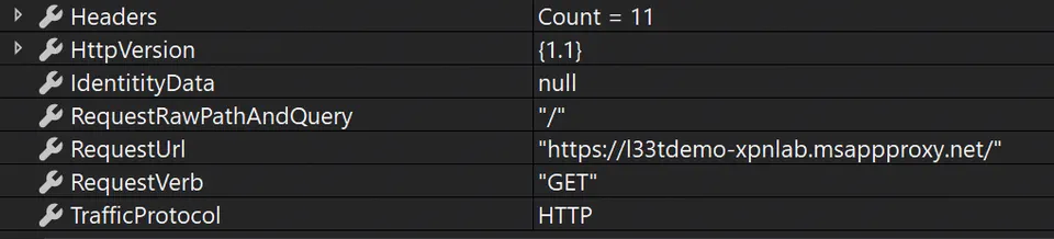 HTTP information from inbound Service Bus channel