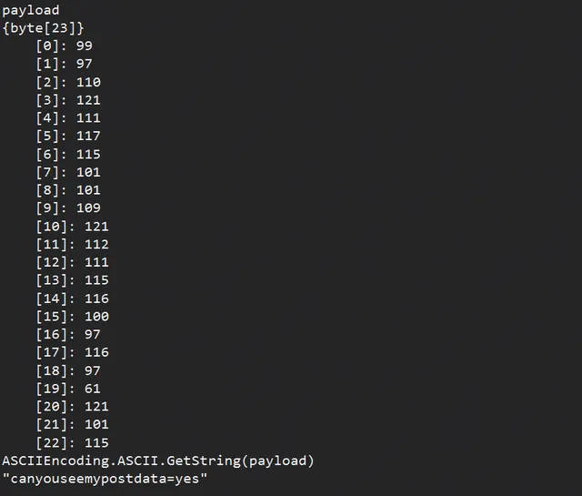 POST data from Application Proxy